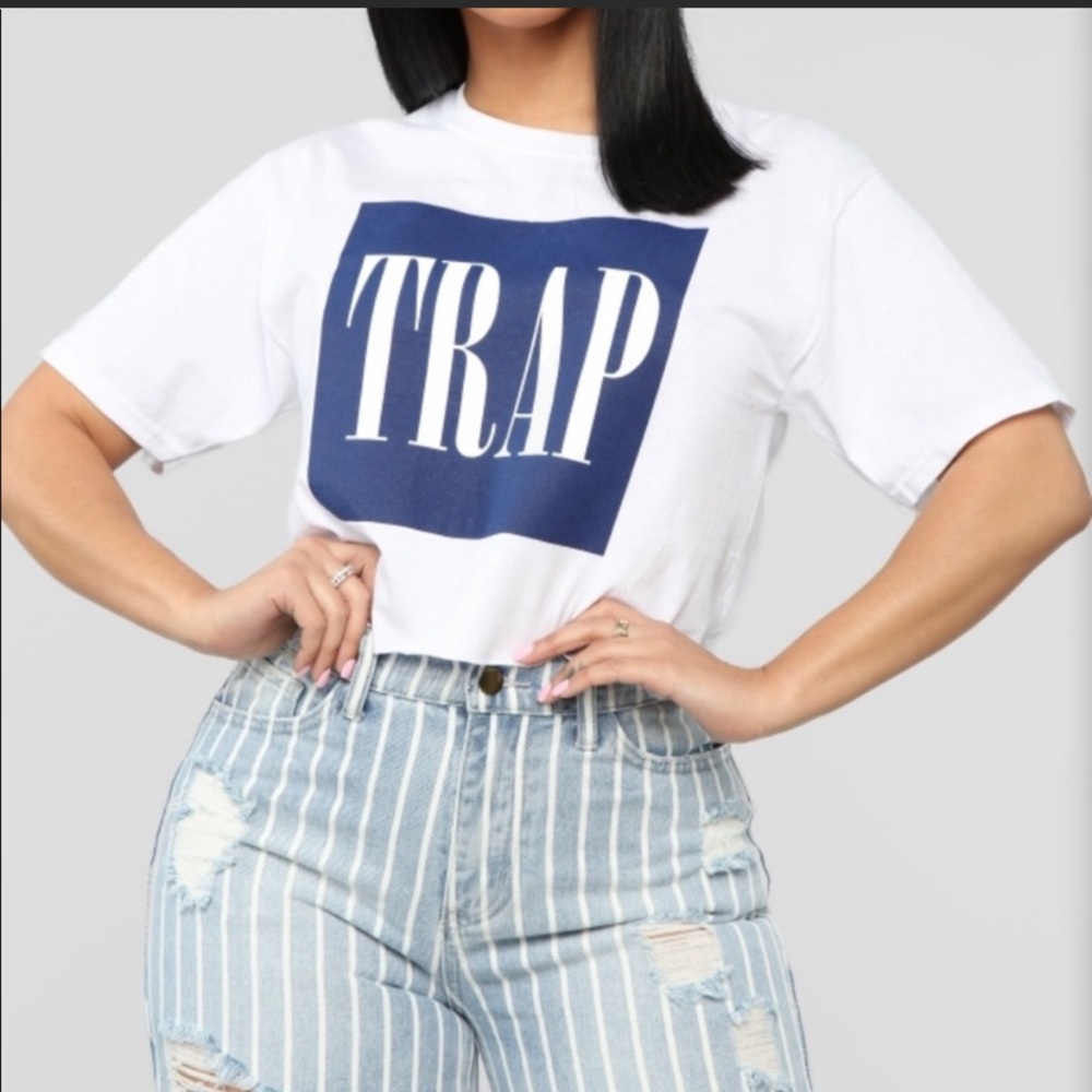 White crop top